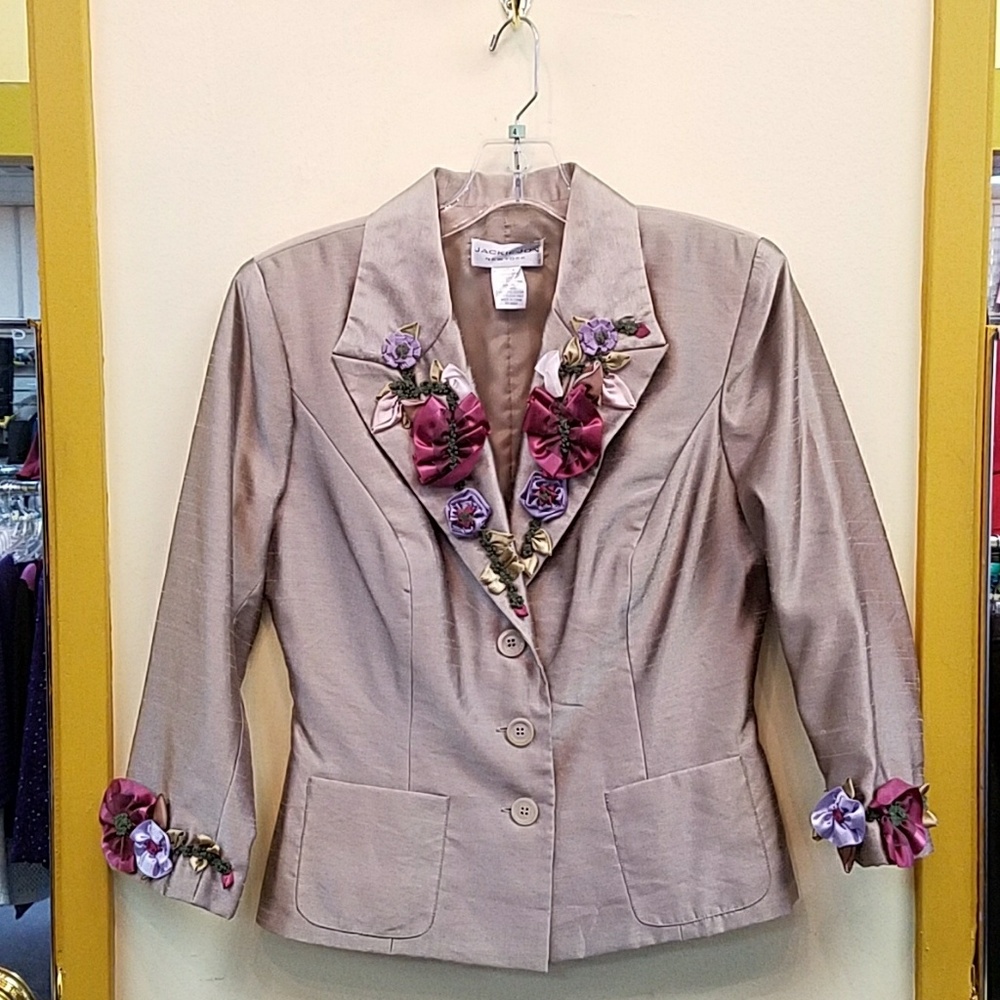 Jackie Jon New York gold jacket size 4